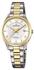 Candino Quarzuhr UC4632/1 Candino Damen Uhr Analog C4632/1, (Analoguhr), Damen Armbanduhr rund, Edelstahlarmband silber, gold, Elegant