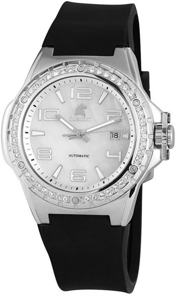 Carucci Watches Damen-Armbanduhr XL Analog Automatik Kautschuk CA2213SL