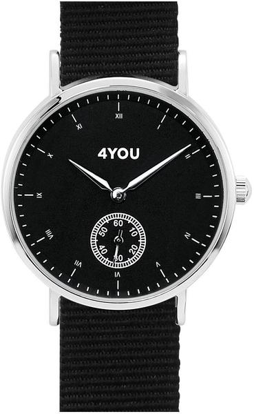 4YOU Damen Uhr Armbanduhr Analog Quarz Nylon 250001011