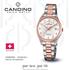 Candino Damen Datum klassisch Quarz Uhr mit Edelstahl Armband C4610/1
