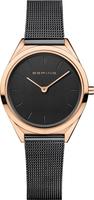 Bering 17031-166, Bering 17031-166 3atm 31mm Watch Golden Frau Black / Sapphire