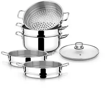 Olymp Mantowarka Dampfkocher 6-tlg. Edelstahl 18/10, 24cm, Induktion