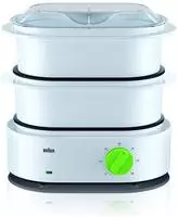 Braun Tribute Collection FS 3000 Dampfgarer wei&szlig;/gr&uuml;n (0X22311001)