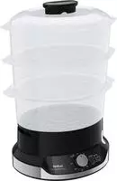 Tefal Dampfgarer "Ultracompact" 800 W 3 Aufs&auml;tze, 60-Minuten-Timer, 9-L-Kapazit&auml;t,