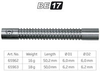 BULL'S BE-17 Soft Dart Barrel, 16g