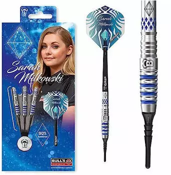 Bull's Sarah Milkowski Soft Dart, 90 % Tungsten 1 Satz (19740)