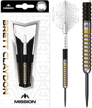Mission Steeldarts Brett Claydon Black & Gold 22g