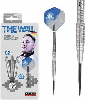Bull's Martin Schindler Generation 2 Steeldart 21g Silber 90% Tungsten (14281-0)