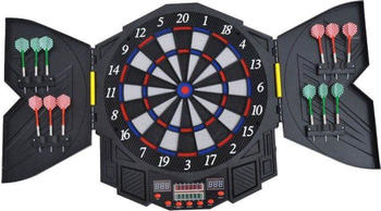 HomCom Elektronische Dartscheibe Dartboard Dartpfeile Soft Dart inkl. 12 Pfeile