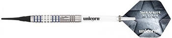 Unicorn Darts Silver Star TM Gary Anderson Softdarts 80% Tungsten 17 g