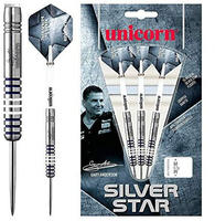 Unicorn Silver Star Gary Anderson Steel Darts 24 g