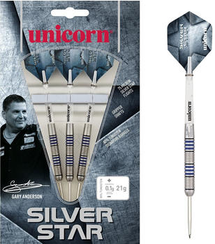 Unicorn Silver Star Gary Anderson 80% Tungsten Steeltip 25g