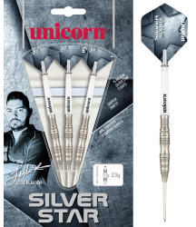 Unicorn Darts World Champion Jelle Klaasen Silver Star Steel Darts 21g