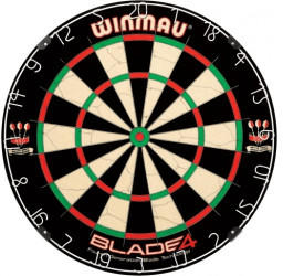 Winmau Wettkampf-Dartboard Blade 5 mit Steeldarts