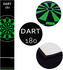 KING POWER Dart Mat 290x60cm (47581) black/green