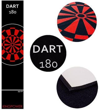 KING POWER Dart Mat 290x60cm (47581) red/black