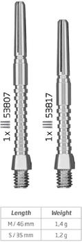 Bull's Darts Bull's Tecno Aluminium Shaft (M (45 mm))