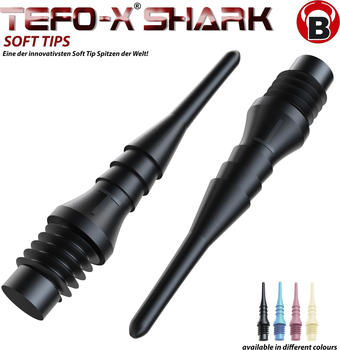 Bull's Darts Bull's Tefo-X Shark Soft Tips 6mm(2BA)