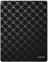 JOOP Wohndecke Cornflower 150x200 cm | schwarz - schwarz