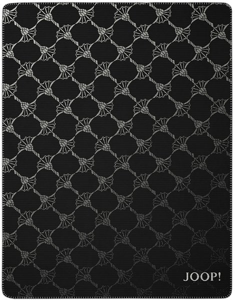 Joop! CORNFLOWER Decke - schwarz - 150x200 cm