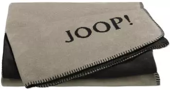 Joop! UNI-DOUBLEFACE Decke - stein-anthrazit - 150x200 cm Joop! UNI-DOUBLEFACE Decke - stein-anthrazit - 150x200 cm