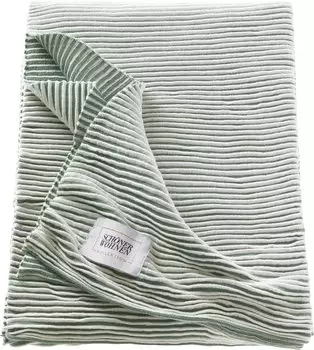 Sch&ouml;ner Wohnen Tagesdecke mit Biesenmuster 2 LIV 130x170 cm mint