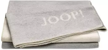 Joop! MELANGE-DOUBLEFACE Decke - stein-silber - 150x200 cm Joop! MELANGE-DOUBLEFACE Decke - stein-silber - 150x200 cm