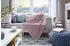 H.G. Hahn-Haustextilien Primera Strickdecke Kuscheldecke Perlmuster 130x170 cm mauve rose