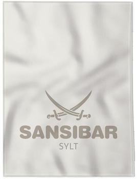 Sansibar Hochtief-Design Wohndecke offwhite/taupe 150x200 cm