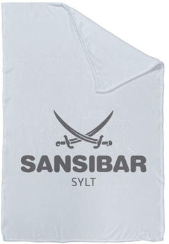 Sansibar Sylt Wohndecke silber/frost grey 150x200 cm