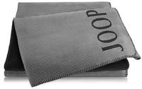 JOOP Wohndecke Touch 220x240 cm | anthrazit-schwarz - schwarz