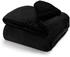 schwarz: Blumtal Flauschige Sherpa Kuscheldecke 130x150cm