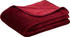 Gözze Decke Uni PET bordeaux 150 x 200 cm