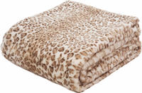 G&ouml;zze Wohndecke "Leopard" mit Leopardenmuster, Kuscheldecke