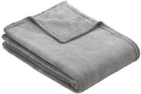 IBENA Wohndecke "Uni Fleecedecke Olbia" einfarbig schick, Kuscheldecke
