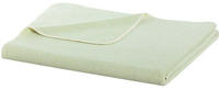 Biederlack Baumwolle Wohndecke Pearl gruen 150x200 cm