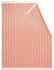 Biederlack Halbleinen Plaid Cameo rot 130x180 cm