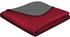 Biederlack Wohndecke Duo Cotton Melange rot 150x200 cm