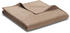 Biederlack Wohndecke Unicolour braun-beige 220x240 cm