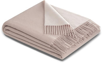 Biederlack Schurwolle/Kaschmir Plaid rose 150x200 cm Biederlack Schurwolle/Kaschmir Plaid rose 150x200 cm
