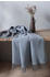 Biederlack Schurwolle/Kaschmir Plaid blau 150x200 cm