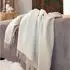 Biederlack Woll-Plaid braun-beige 130x170 cm