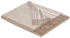 Biederlack Plaid Essence braun-beige 140x190 cm
