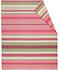 Biederlack Plaid Stripe Out rose 130x170 cm