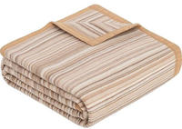 IBENA Wohndecke "Jacquard Decke Malang" mit filigranen Streifen, made in Europe