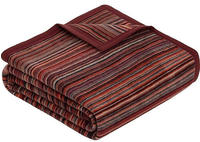 IBENA Wohndecke "Jacquard Decke Malang" mit filigranen Streifen, made in Europe