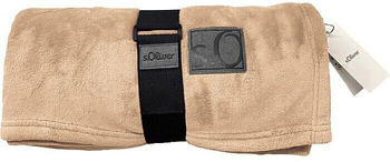 S.Oliver Wohndecke Kuschelsoft braun-beige 150x200 cm