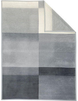 Erwin Müller Jacquard Wohndecke Bologna grau 150x200 cm