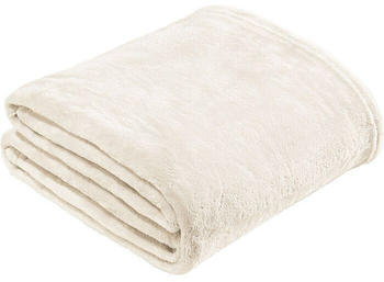 REDBEST Fleece Wohndecke Amarillo braun-beige 130x180 cm