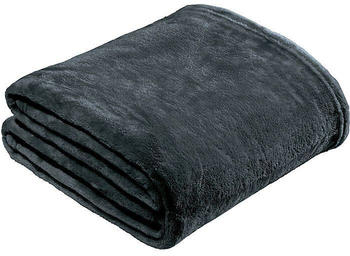 REDBEST Fleece Wohndecke Amarillo grau 130x180 cm